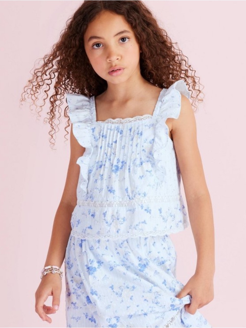 BNWT Loveshackfancy X Target Rebecca Budding Floral Tank Top size 8
